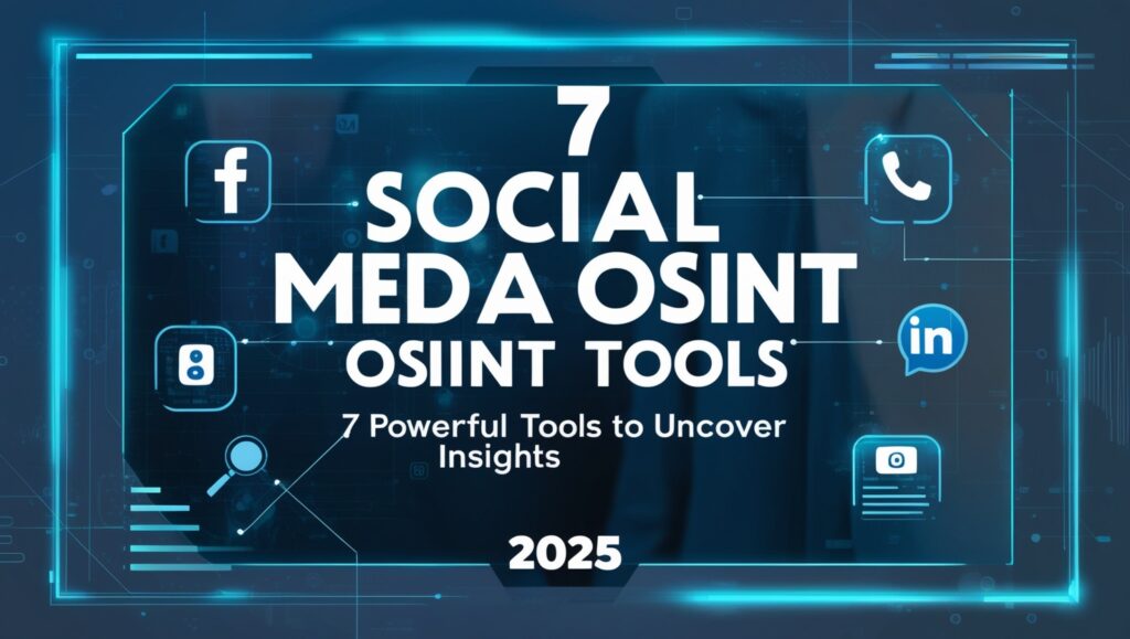 Social Media OSINT Tools